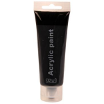 Black Acrylic Paint 75ml